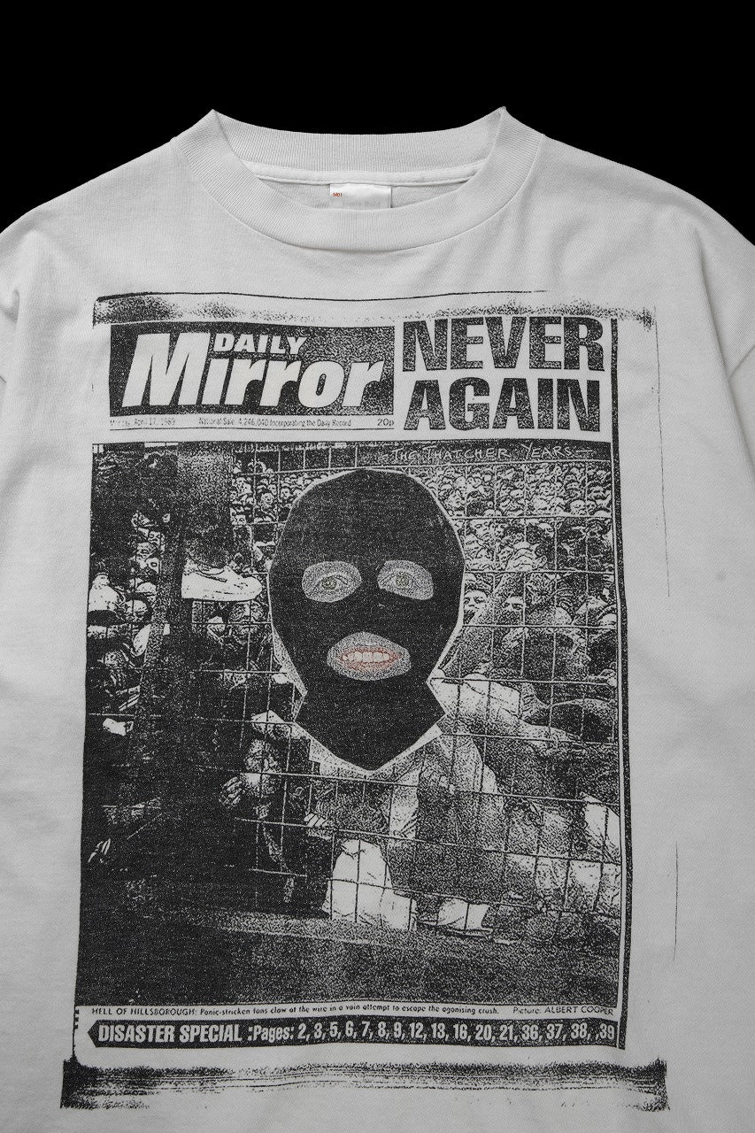 画像をギャラリービューアに読み込む, SAINT Mxxxxxx x Jamie Reid SS TEE / MASK (WHITE)