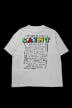 画像をギャラリービューアに読み込む, SAINT Mxxxxxx x Jamie Reid SS TEE / MASK (WHITE)