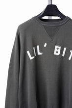 Load image into Gallery viewer, FULLCOUNT "LIL' BIT" FADING SWEAT SHIRT / ORIGINAL CIRCULAR FLEECE (BLACK)