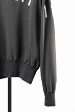 Load image into Gallery viewer, FULLCOUNT "LIL' BIT" FADING SWEAT SHIRT / ORIGINAL CIRCULAR FLEECE (BLACK)