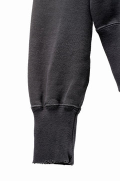 Load image into Gallery viewer, FULLCOUNT "LIL' BIT" FADING SWEAT SHIRT / ORIGINAL CIRCULAR FLEECE (BLACK)