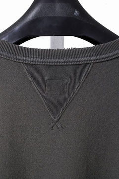 画像をギャラリービューアに読み込む, FULLCOUNT FADING SWEAT SHIRT / ORIGINAL CIRCULAR FLEECE (BLACK)