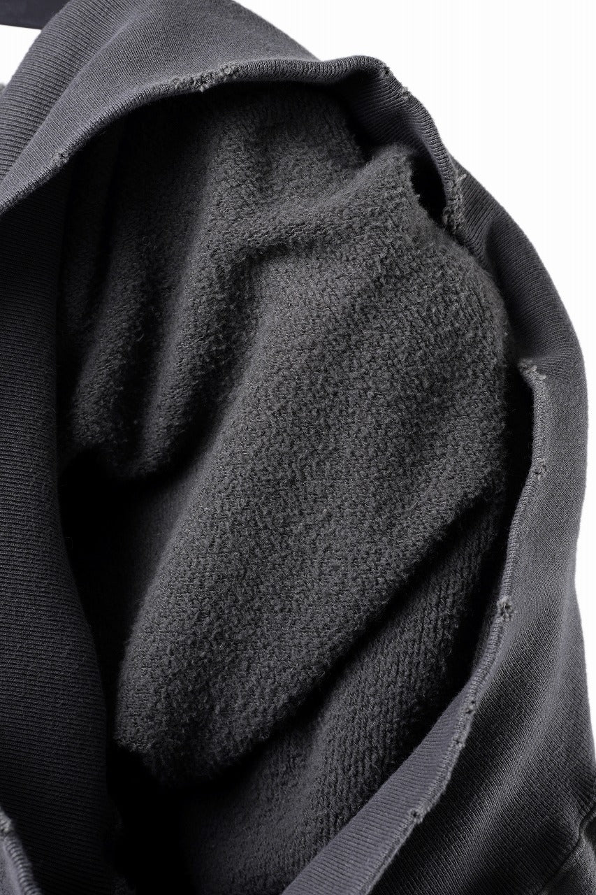 画像をギャラリービューアに読み込む, FULLCOUNT FADING SWEAT SHIRT / ORIGINAL CIRCULAR FLEECE (BLACK)