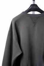 画像をギャラリービューアに読み込む, FULLCOUNT FADING SWEAT SHIRT / ORIGINAL CIRCULAR FLEECE (BLACK)