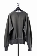 Load image into Gallery viewer, FULLCOUNT "LIL' BIT" FADING SWEAT SHIRT / ORIGINAL CIRCULAR FLEECE (BLACK)