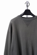 画像をギャラリービューアに読み込む, FULLCOUNT FADING SWEAT SHIRT / ORIGINAL CIRCULAR FLEECE (BLACK)