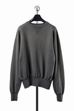 画像をギャラリービューアに読み込む, FULLCOUNT FADING SWEAT SHIRT / ORIGINAL CIRCULAR FLEECE (BLACK)