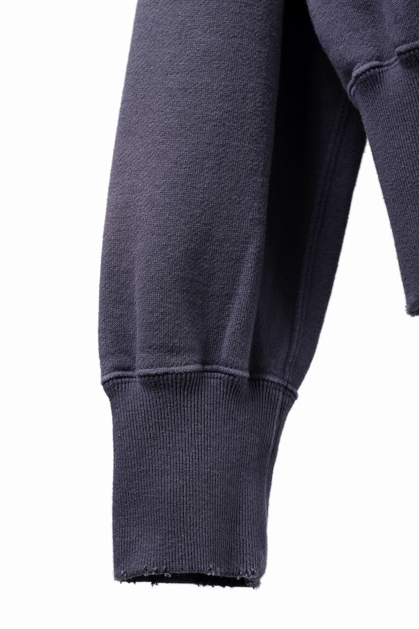 画像をギャラリービューアに読み込む, FULLCOUNT "LIL' BIT" FADING SWEAT SHIRT / ORIGINAL CIRCULAR FLEECE (EGG PLANT)