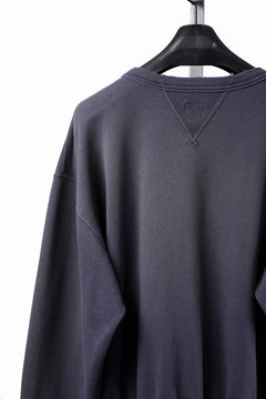 Load image into Gallery viewer, FULLCOUNT FADING SWEAT SHIRT / ORIGINAL CIRCULAR FLEECE (EGG PLANT)