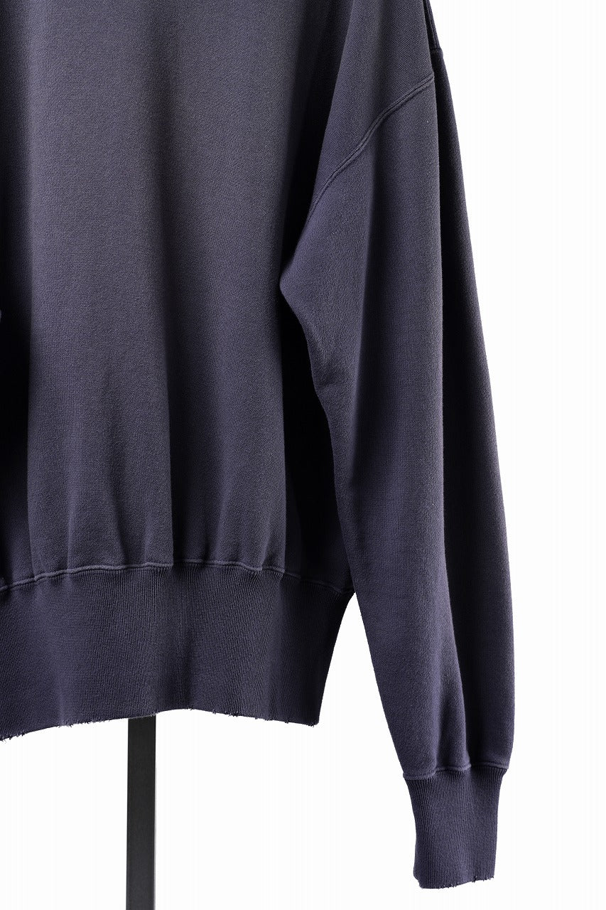 画像をギャラリービューアに読み込む, FULLCOUNT "LIL' BIT" FADING SWEAT SHIRT / ORIGINAL CIRCULAR FLEECE (EGG PLANT)