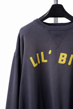 画像をギャラリービューアに読み込む, FULLCOUNT "LIL' BIT" FADING SWEAT SHIRT / ORIGINAL CIRCULAR FLEECE (EGG PLANT)