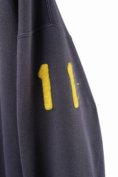 画像をギャラリービューアに読み込む, FULLCOUNT "LIL' BIT" FADING SWEAT SHIRT / ORIGINAL CIRCULAR FLEECE (EGG PLANT)