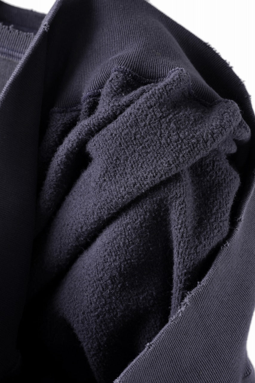 画像をギャラリービューアに読み込む, FULLCOUNT "LIL' BIT" FADING SWEAT SHIRT / ORIGINAL CIRCULAR FLEECE (EGG PLANT)