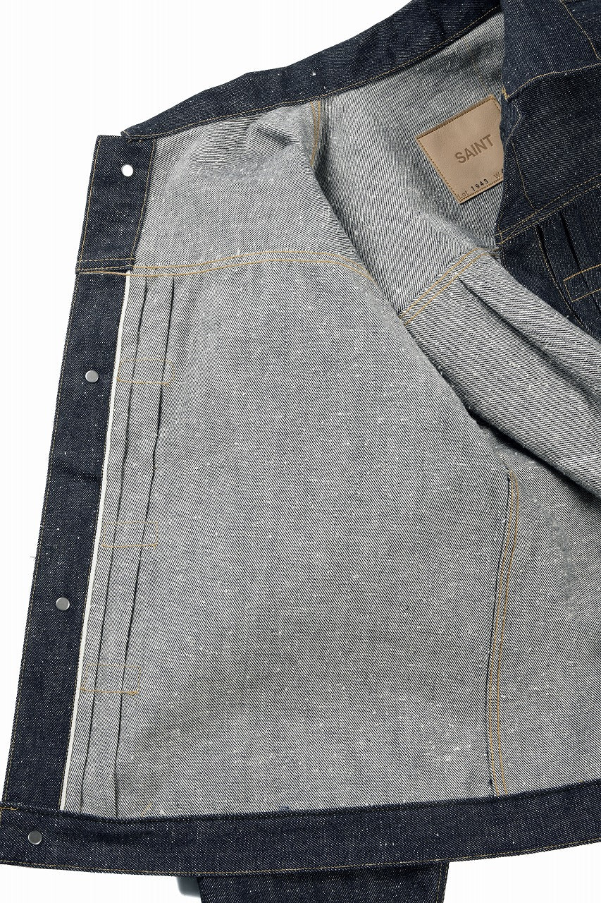 画像をギャラリービューアに読み込む, SAINT Mxxxxxx x BerBerJin DENIM JACKET / REGID (BLUE)
