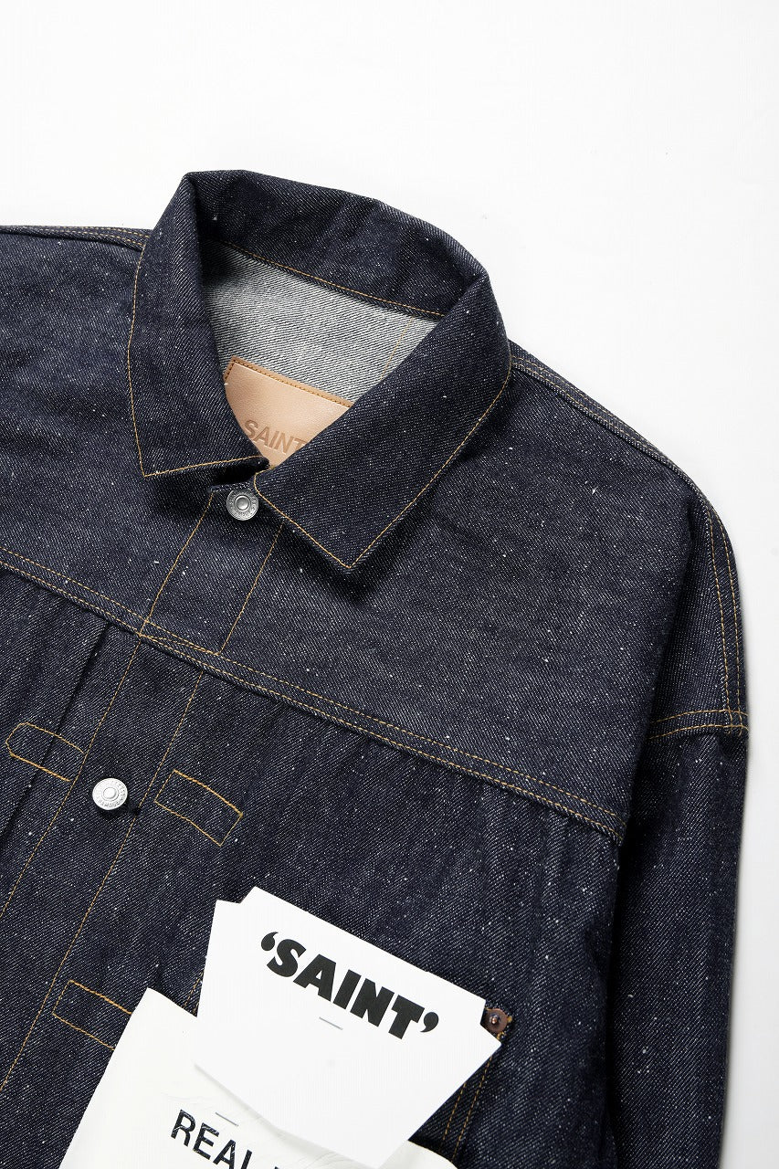 画像をギャラリービューアに読み込む, SAINT Mxxxxxx x BerBerJin DENIM JACKET / REGID (BLUE)