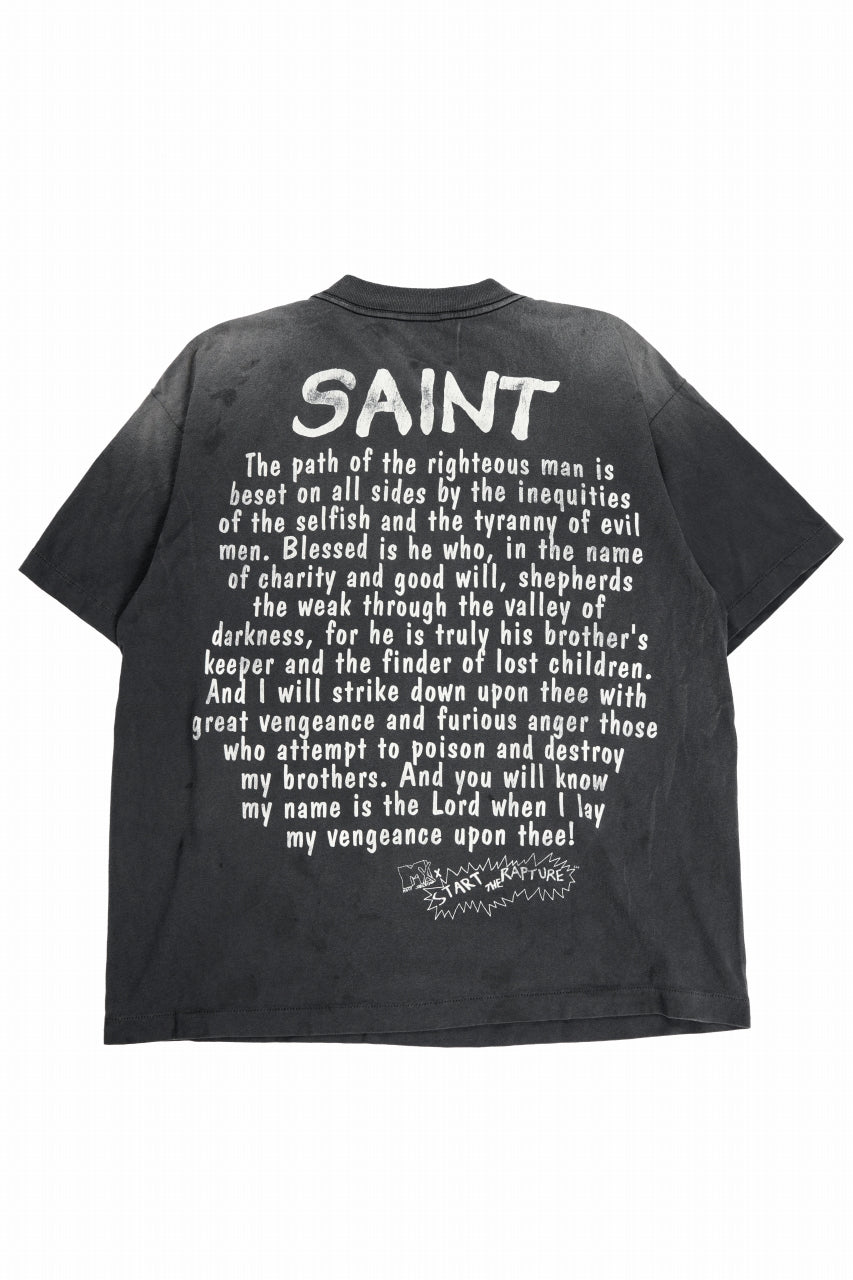 SAINT Mxxxxxx SS TEE / RAPTURE (BLACK)