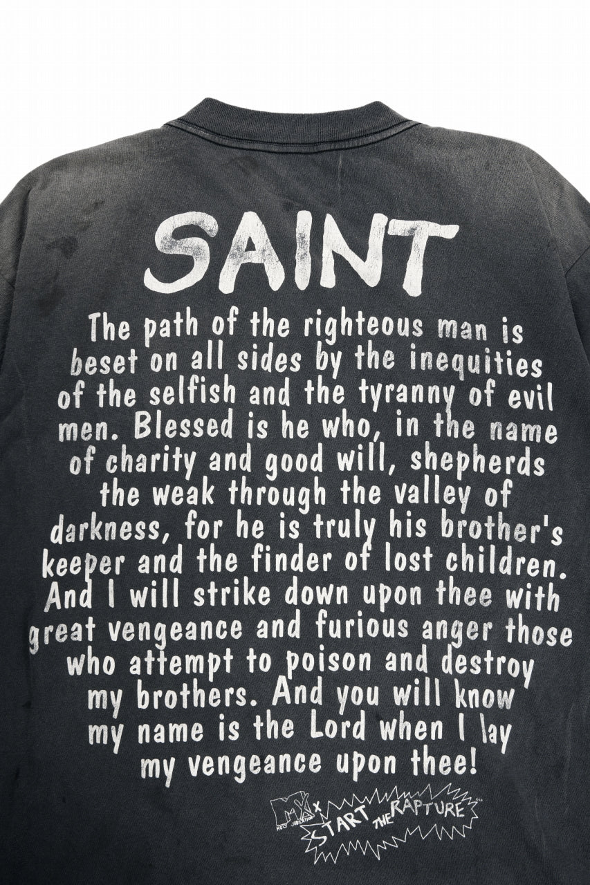 画像をギャラリービューアに読み込む, SAINT Mxxxxxx SS TEE / RAPTURE (BLACK)