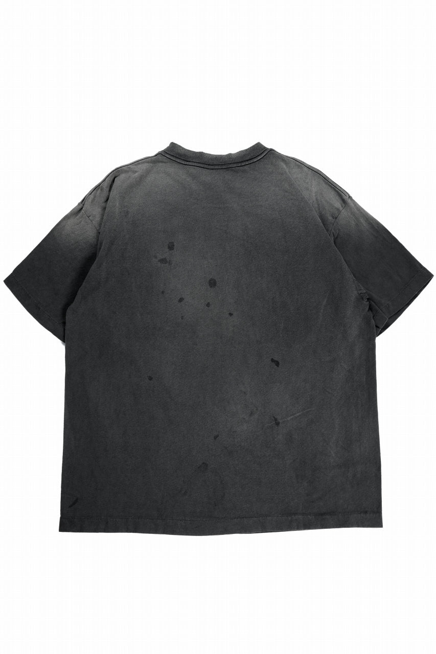 SAINT Mxxxxxx SS TEE / EGG (BLACK)