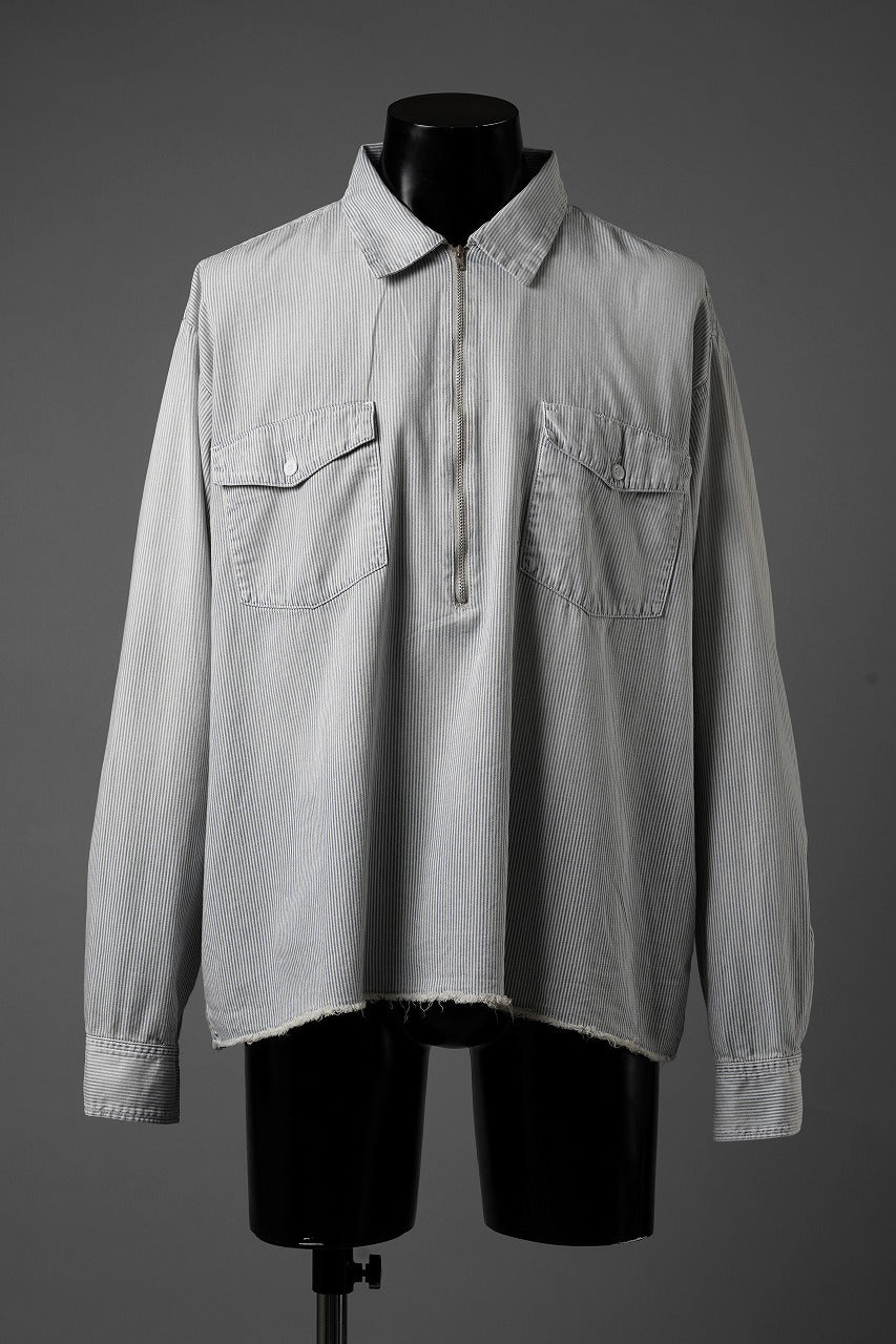 画像をギャラリービューアに読み込む, SAINT Mxxxxxx HICKORY SHIRT / STRIPE (WHITE)