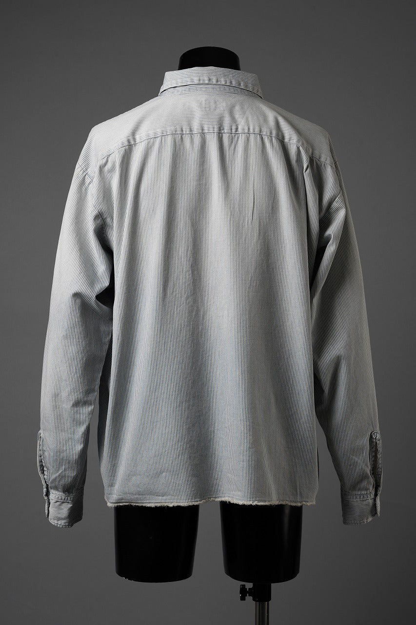 画像をギャラリービューアに読み込む, SAINT Mxxxxxx HICKORY SHIRT / STRIPE (WHITE)