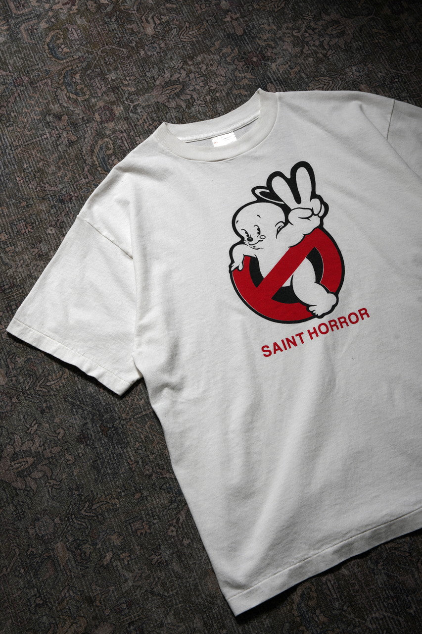 Load image into Gallery viewer, SAINT Mxxxxxx SS TEE / SAINT HORROR (WHITE)