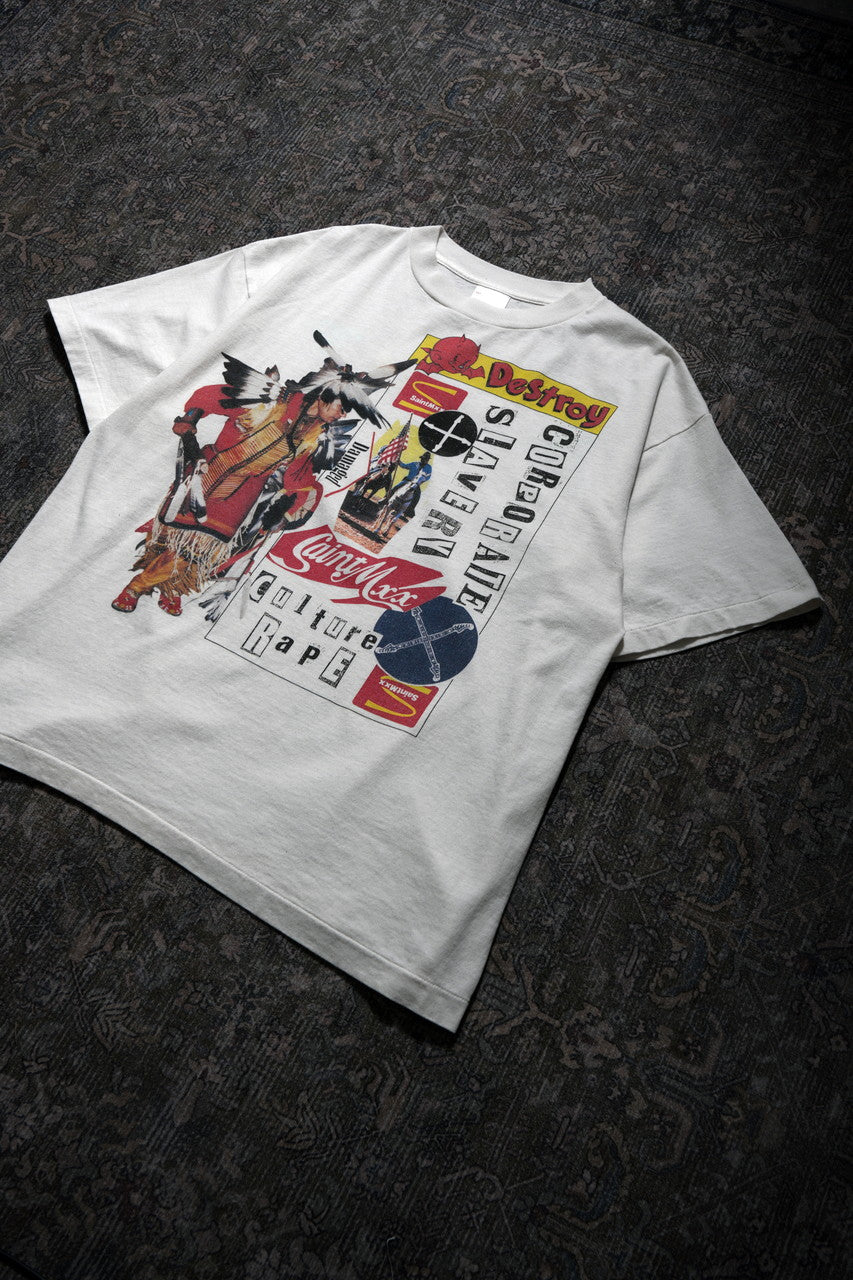 画像をギャラリービューアに読み込む, SAINT Mxxxxxx x Jamie Reid SS TEE / DESTOROY (WHITE)