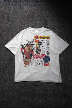 画像をギャラリービューアに読み込む, SAINT Mxxxxxx x Jamie Reid SS TEE / DESTOROY (WHITE)