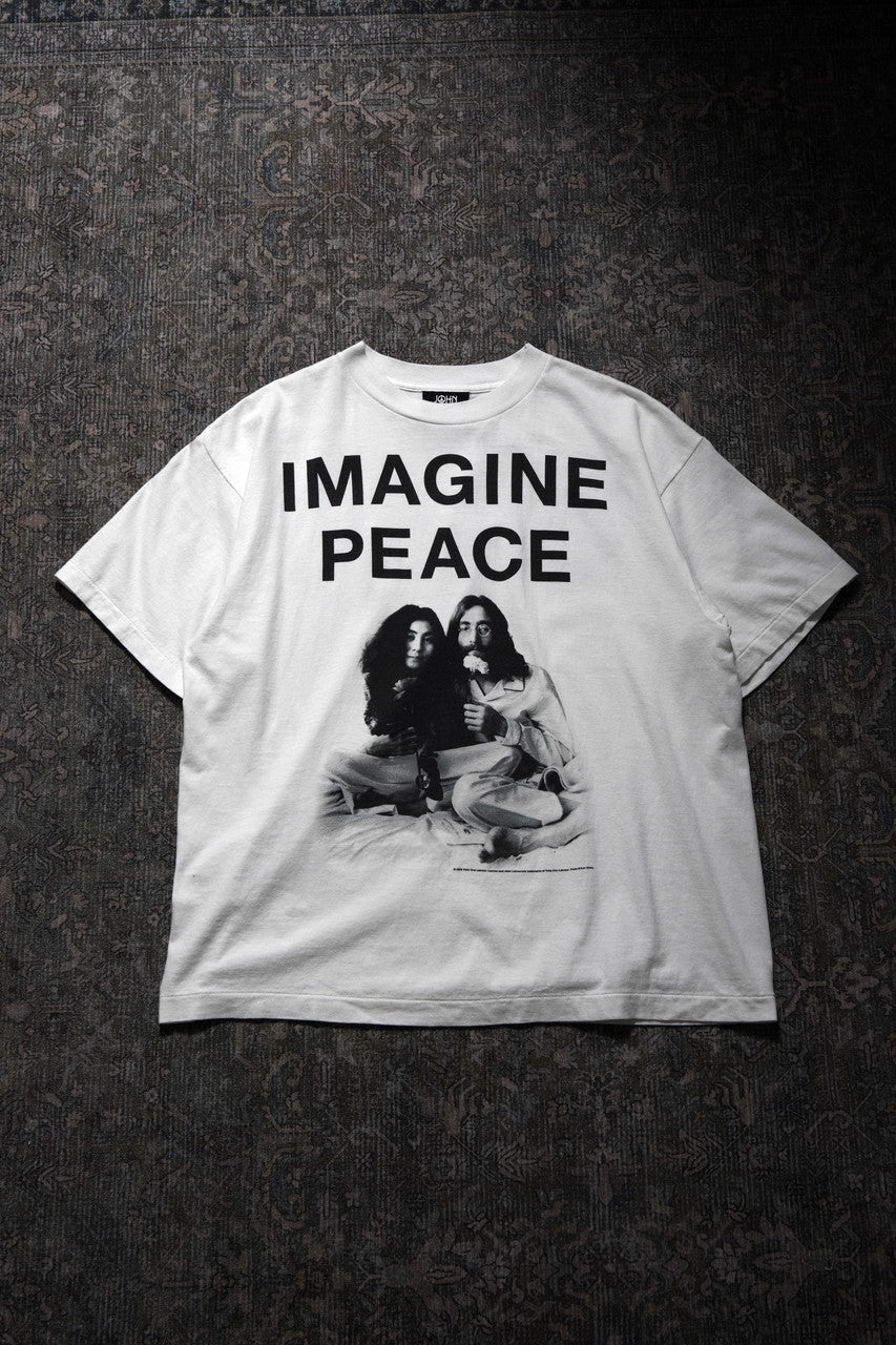 画像をギャラリービューアに読み込む, SAINT Mxxxxxx x JOHN LENNON SS TEE / IMAGINE PEACE (WHITE)