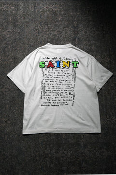 画像をギャラリービューアに読み込む, SAINT Mxxxxxx x Jamie Reid SS TEE / MASK (WHITE)