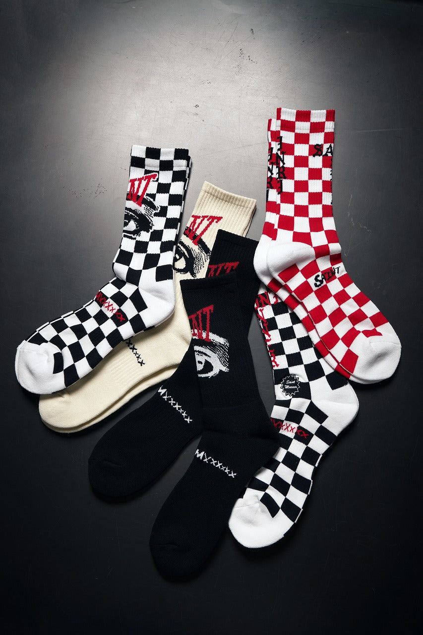 画像をギャラリービューアに読み込む, SAINT Mxxxxxx SOCKS / EYE (BLACK)