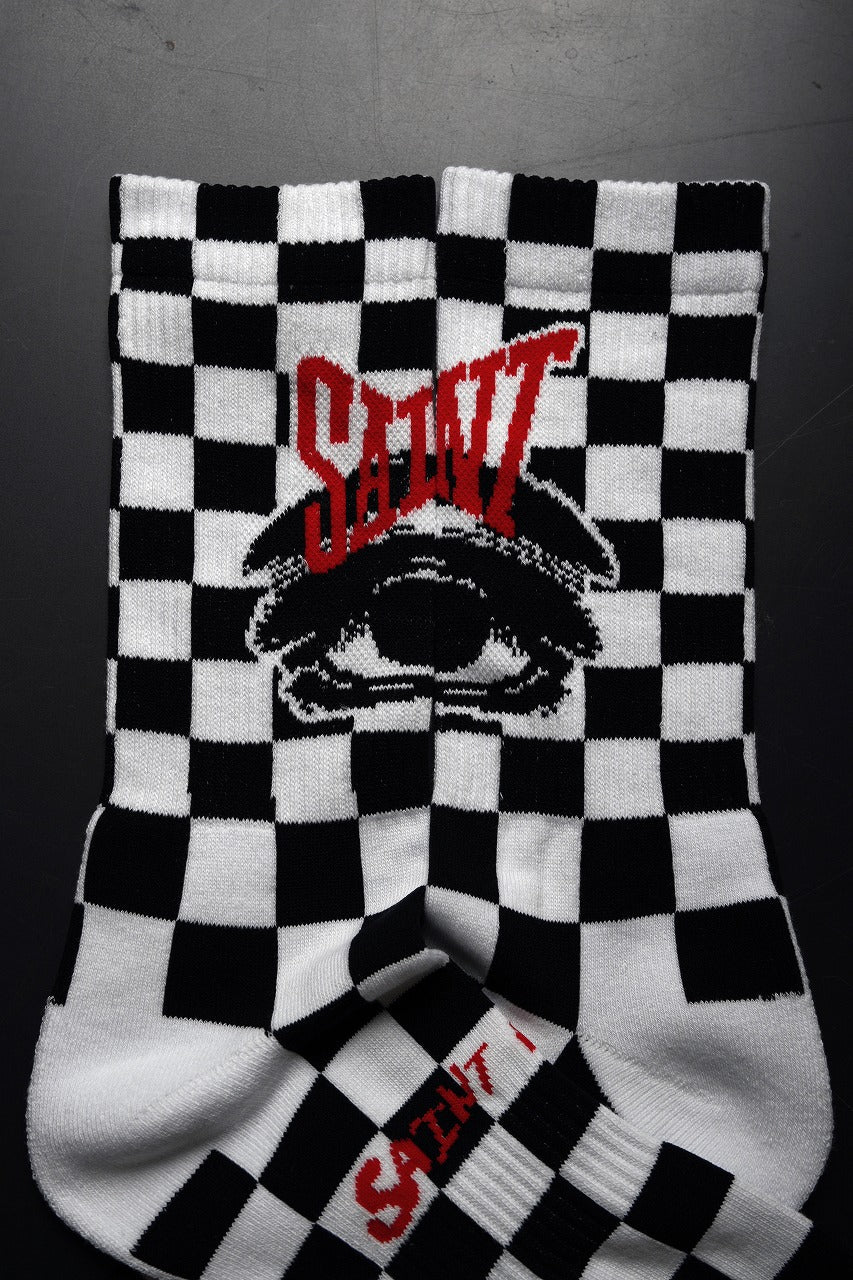 画像をギャラリービューアに読み込む, SAINT Mxxxxxx SOCKS / EYE (BLACK + WHITE)