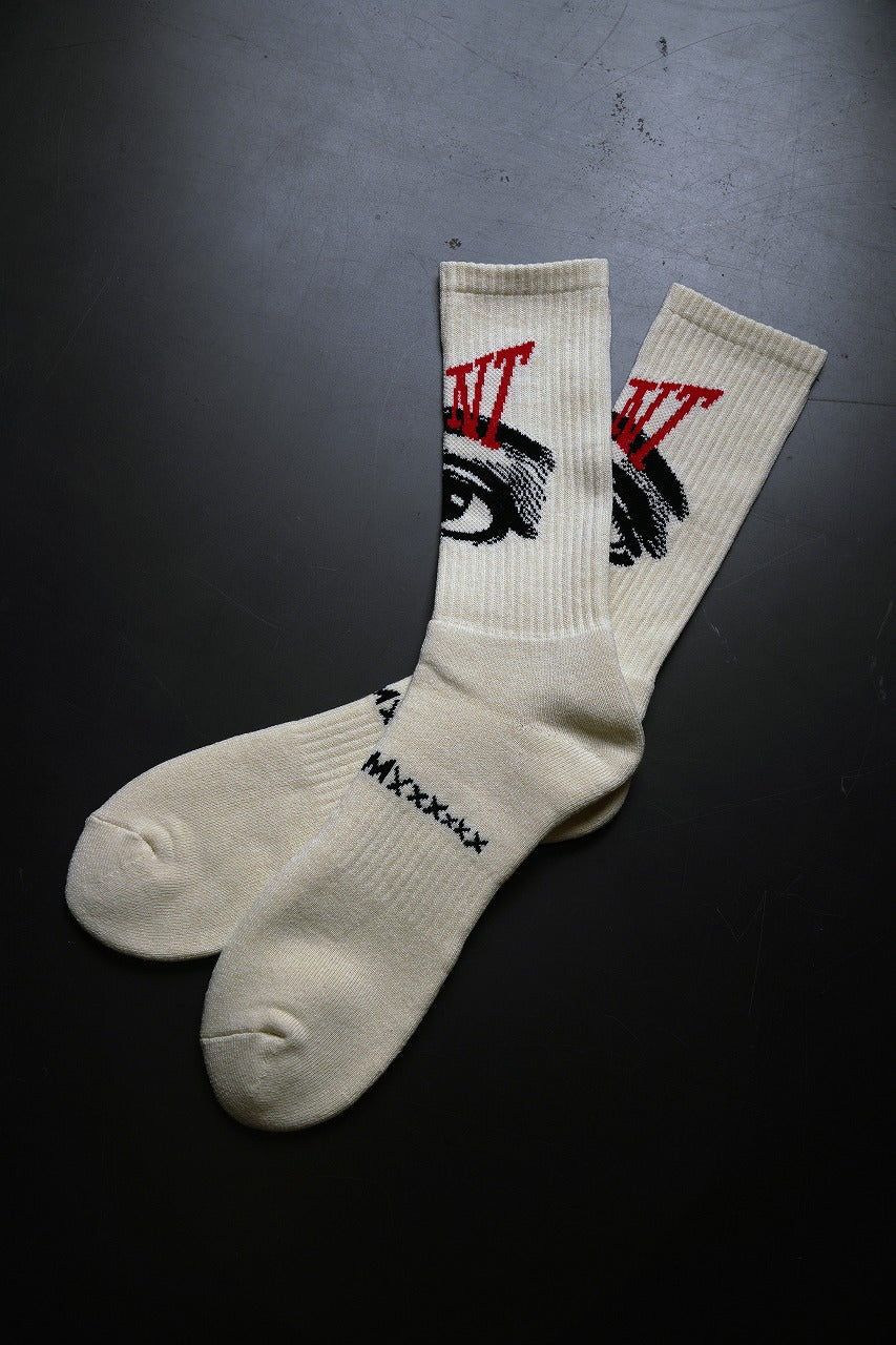 画像をギャラリービューアに読み込む, SAINT Mxxxxxx SOCKS / EYE (ECRU)