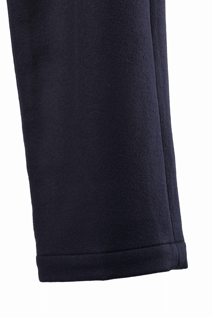 Load image into Gallery viewer, FULLCOUNT 1145 WOOL MELTON WIDETUCK TROUSERS (NAVY)