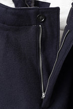 Load image into Gallery viewer, FULLCOUNT 1145 WOOL MELTON WIDETUCK TROUSERS (NAVY)