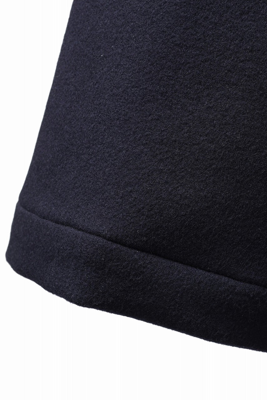 Load image into Gallery viewer, FULLCOUNT 1145 WOOL MELTON WIDETUCK TROUSERS (NAVY)