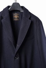 Load image into Gallery viewer, FULLCOUNT 2055 WOOL MELTON UNSTRUCTURED JACKET (NAVY)