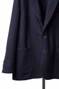 Load image into Gallery viewer, FULLCOUNT 2055 WOOL MELTON UNSTRUCTURED JACKET (NAVY)