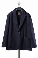 Load image into Gallery viewer, FULLCOUNT 2055 WOOL MELTON UNSTRUCTURED JACKET (NAVY)
