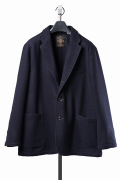 Load image into Gallery viewer, FULLCOUNT 2055 WOOL MELTON UNSTRUCTURED JACKET (NAVY)