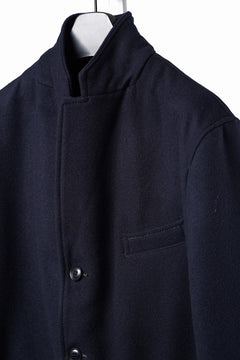 Load image into Gallery viewer, FULLCOUNT 2055 WOOL MELTON UNSTRUCTURED JACKET (NAVY)
