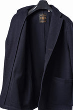 Load image into Gallery viewer, FULLCOUNT 2055 WOOL MELTON UNSTRUCTURED JACKET (NAVY)