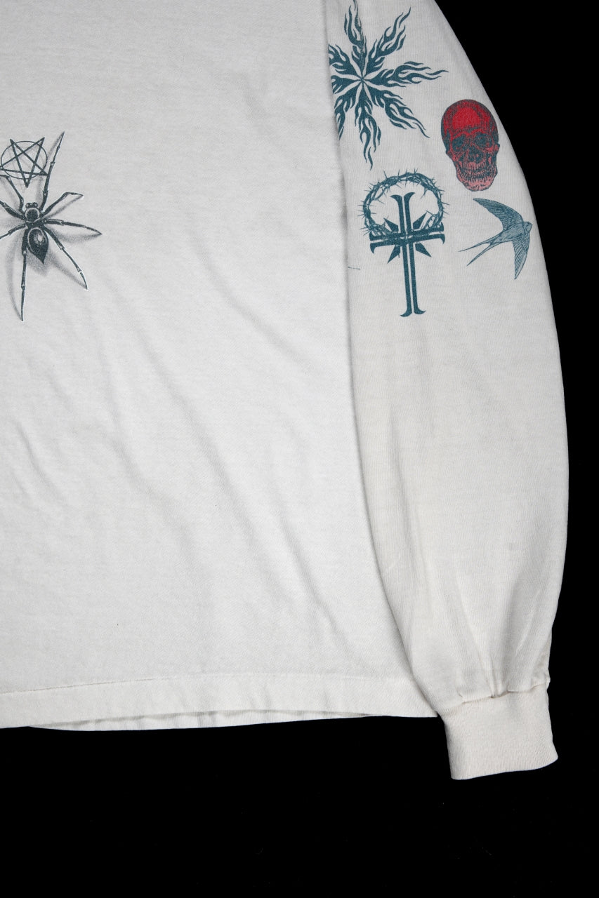 画像をギャラリービューアに読み込む, SAINT Mxxxxxx × Dr. Woo LS TEE / TATOO (WHITE)