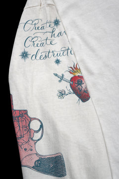 画像をギャラリービューアに読み込む, SAINT Mxxxxxx × Dr. Woo LS TEE / TATOO (WHITE)