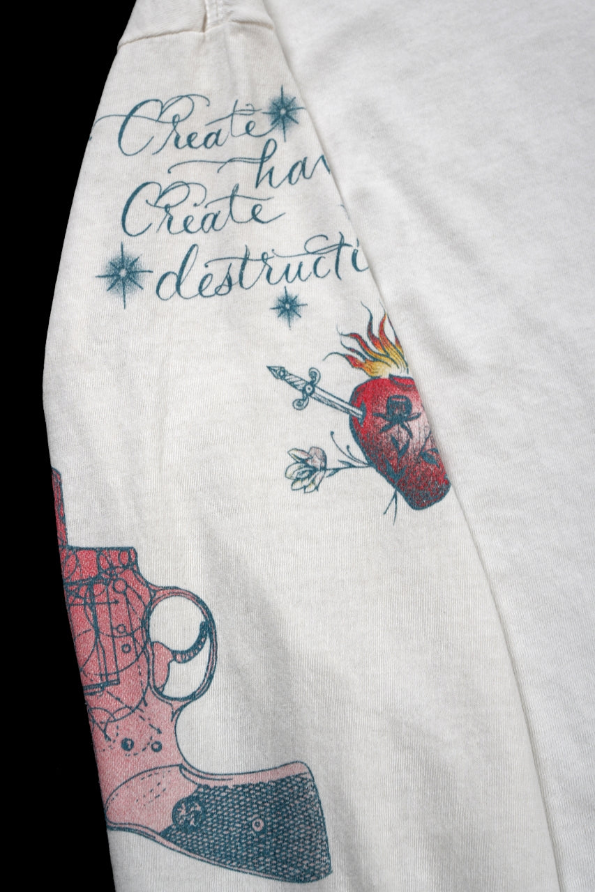 画像をギャラリービューアに読み込む, SAINT Mxxxxxx × Dr. Woo LS TEE / TATOO (WHITE)