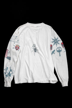 画像をギャラリービューアに読み込む, SAINT Mxxxxxx × Dr. Woo LS TEE / TATOO (WHITE)