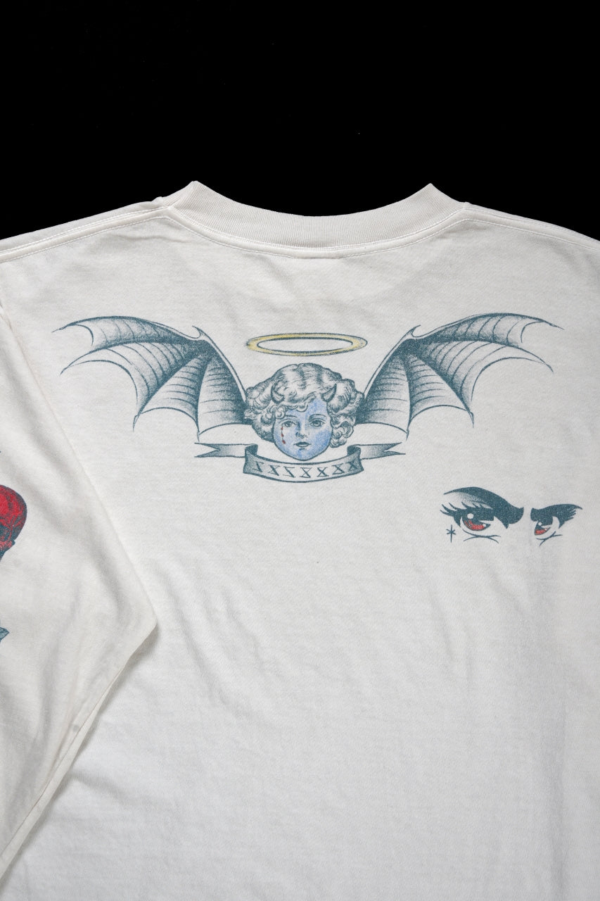 画像をギャラリービューアに読み込む, SAINT Mxxxxxx × Dr. Woo LS TEE / TATOO (WHITE)