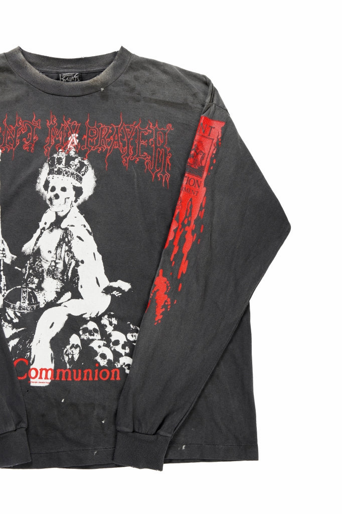 画像をギャラリービューアに読み込む, SAINT Mxxxxxx LS TEE / SAINT IS A KISS (BLACK)