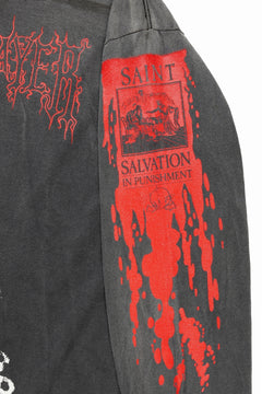 画像をギャラリービューアに読み込む, SAINT Mxxxxxx LS TEE / SAINT IS A KISS (BLACK)