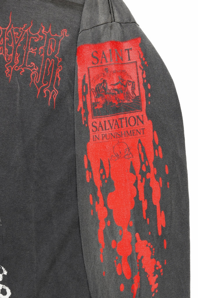 画像をギャラリービューアに読み込む, SAINT Mxxxxxx LS TEE / SAINT IS A KISS (BLACK)
