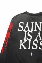 画像をギャラリービューアに読み込む, SAINT Mxxxxxx LS TEE / SAINT IS A KISS (BLACK)